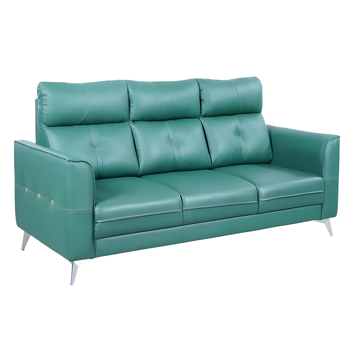 Asmara Comfort Fabric Sofa 3-Seater - Green
