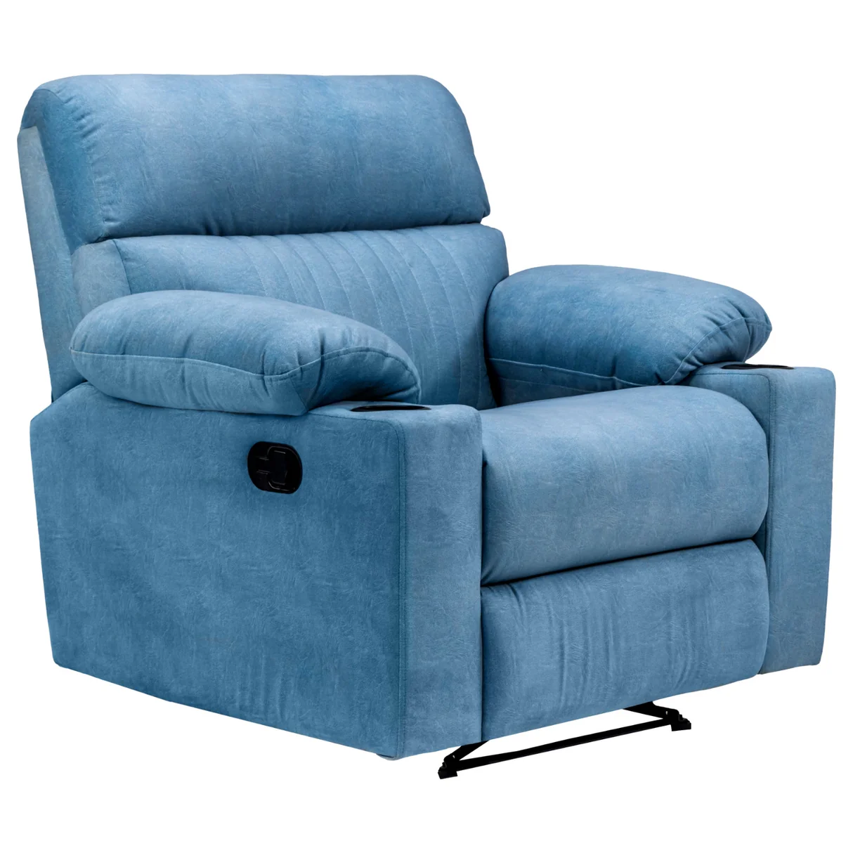 Bordeaux Sophisticated Fabric 1-Seater - Blue