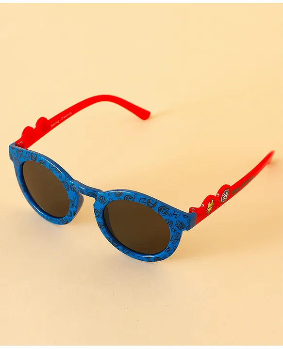 Babyhug Free Size Solid Colour Round Sunglasses - Multicolor